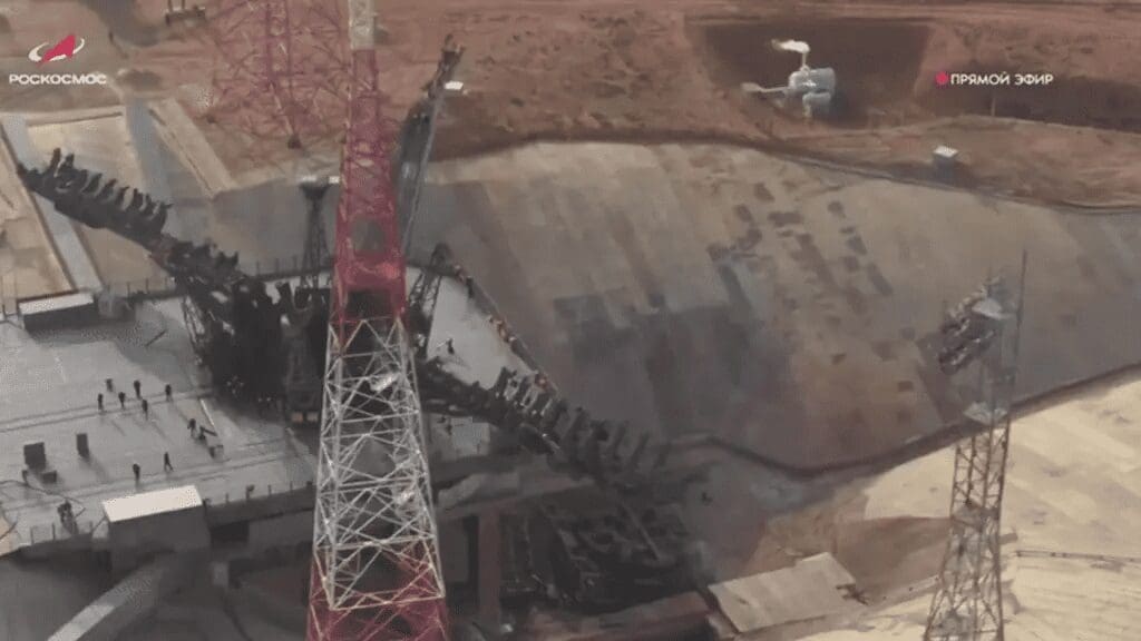 Plataforma de lanzamiento en Rusia sufre daños tras despegue de misión a la ISS