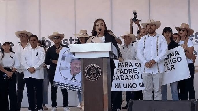 Grecia Quiroz convoca a un “voto de castigo” para 2027 tras el asesinato de Manzo