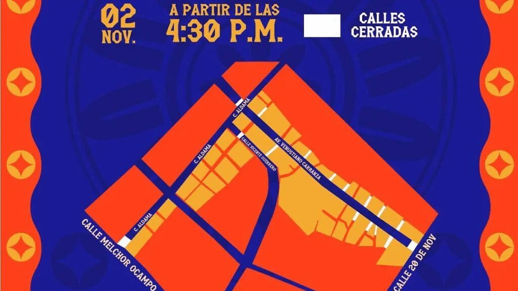 Desfile Camino de las Ánimas cerrará avenidas del Centro este sábado por la tarde