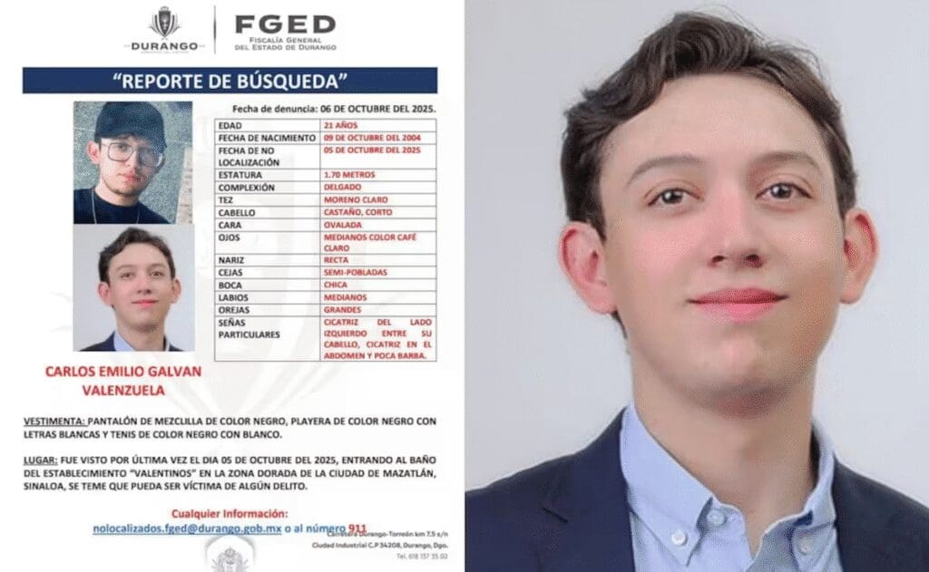 Desaparición de Carlos Emilio en Mazatlán apunta a “El 40”, operador de Los Chapitos