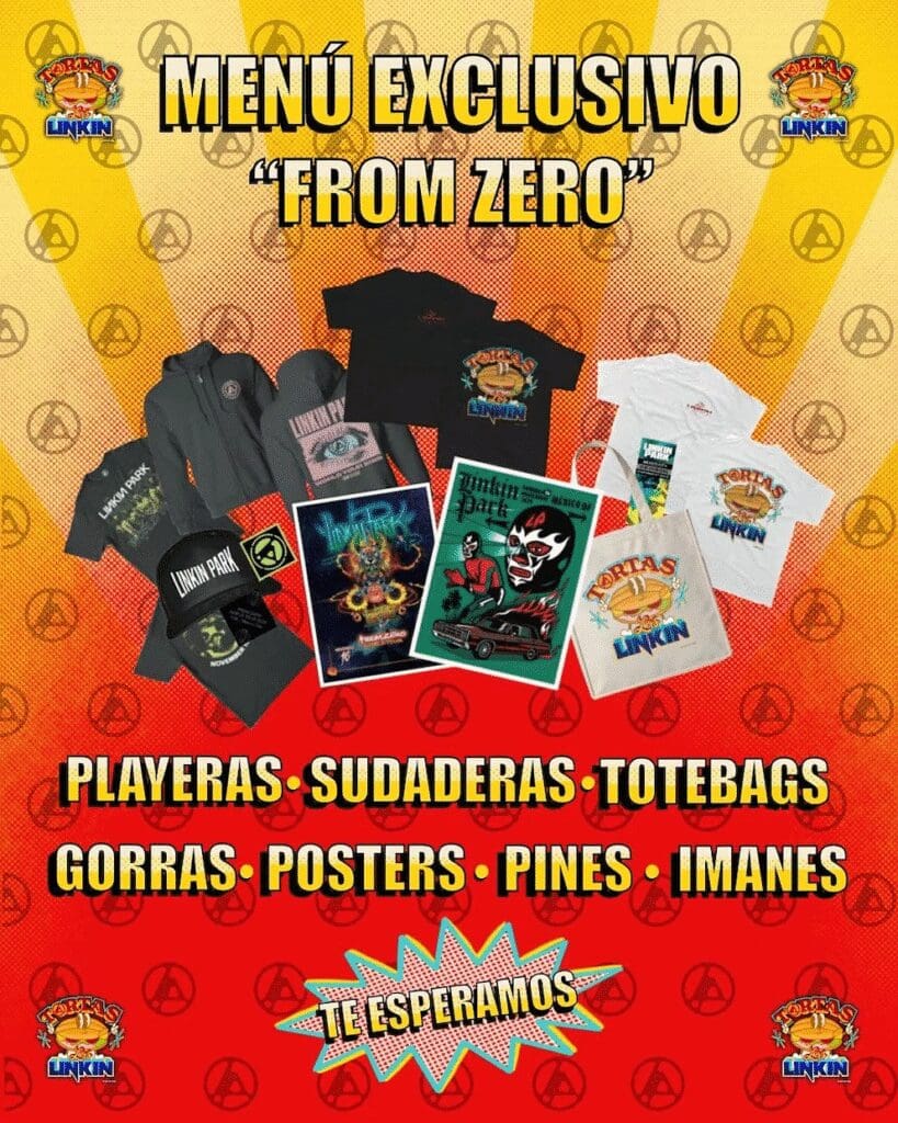 Linkin Park sorprende con tortas gratis y artículos exclusivos en la CDMX