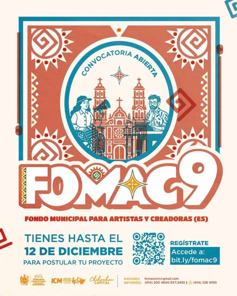 Invitan a artistas chihuahuenses a participar en el Fondo Municipal para Artistas y Creadores 2025