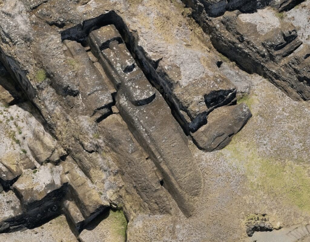 Modelo 3D revela cómo los polinesios fabricaron los moáis de Isla de Pascua