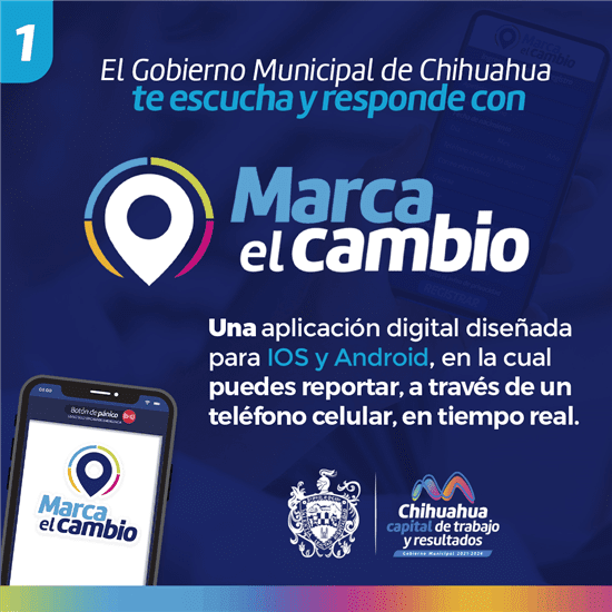 Gobierno municipal invita a usar “Marca el Cambio” y el 072