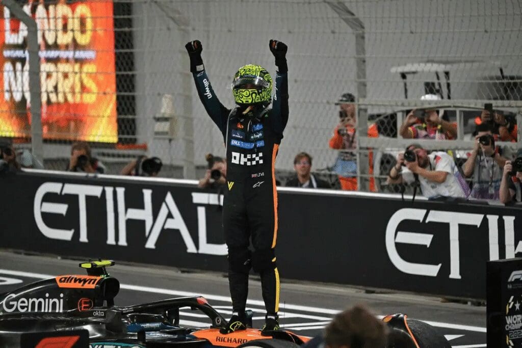 Lando Norris conquista su primer campeonato mundial de Fórmula 1
