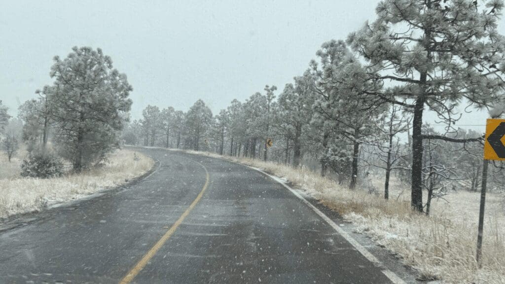 Pronostican caída de nieve y lluvias para la Sierra Tarahumara esta semana