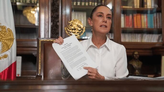 Sheinbaum asegura que aranceles buscan proteger empleos y no generar conflictos.