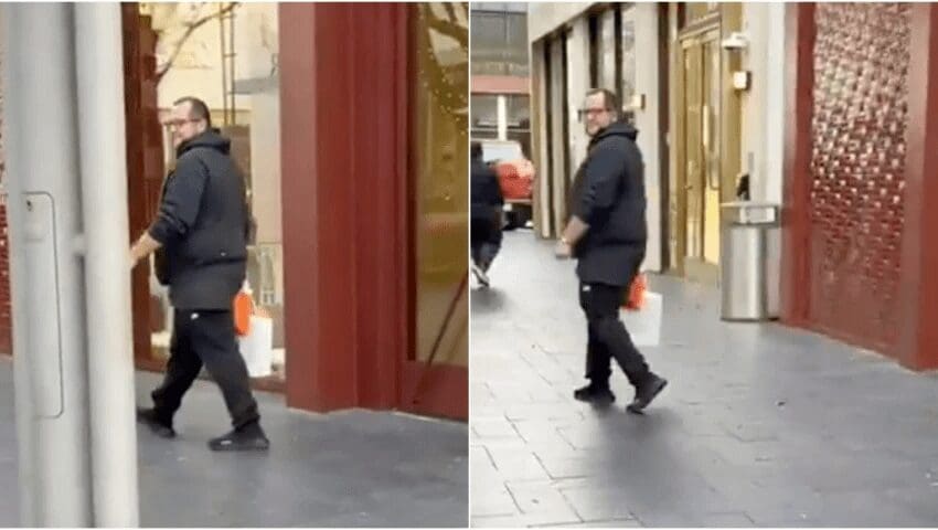 José Ramón López Beltrán es captado comprando en Loro Piana y con bolsa Hermès en Houston.
