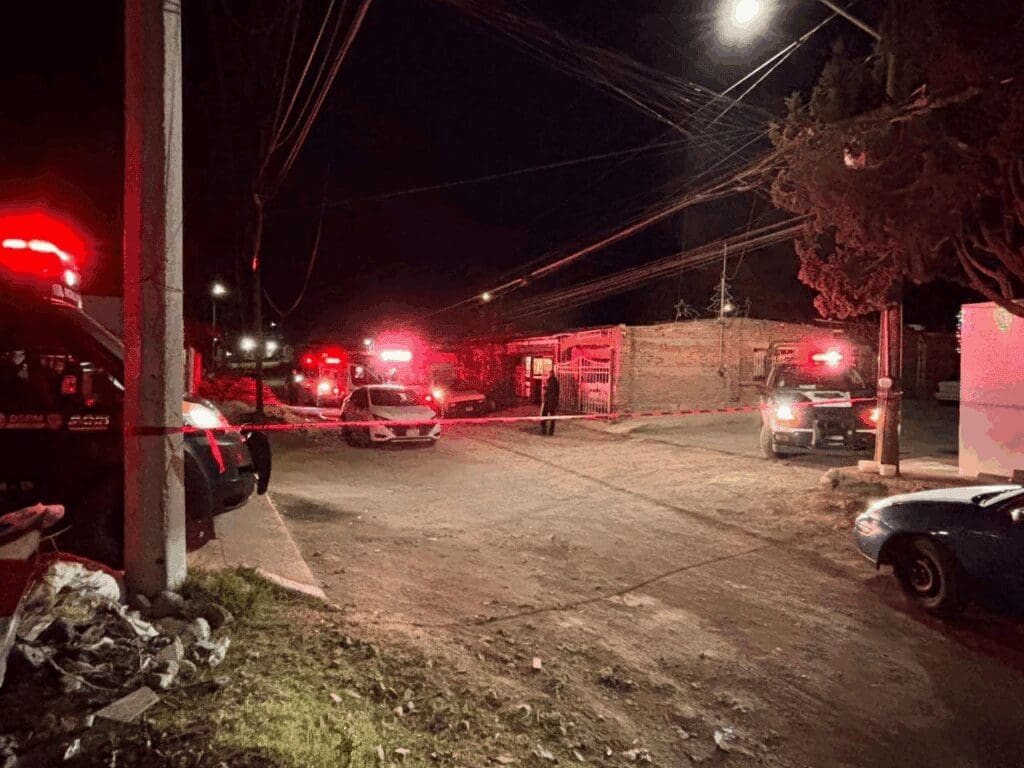 Ataque armado en la colonia División del Norte deja un muerto y cuatro heridos; los lesionados fueron trasladados al Hospital Morelos.