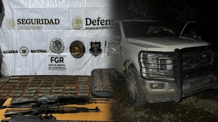 Enfrentamiento entre militares y civiles armados en Guadalupe y Calvo deja dos muertos y armas aseguradas.