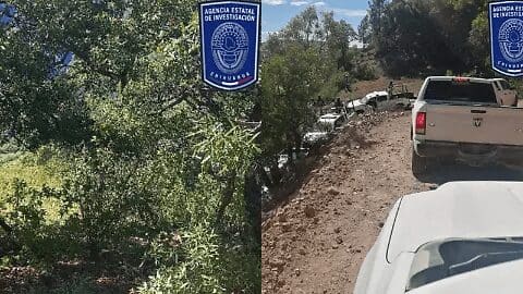 Hallan a tres hombres muertos en Guadalupe y Calvo con impactos de bala.