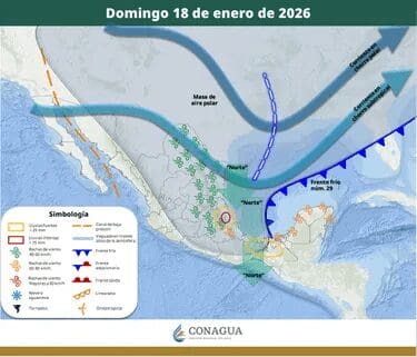 Masa polar provocará heladas de hasta -8 °C en la Sierra Tarahumara