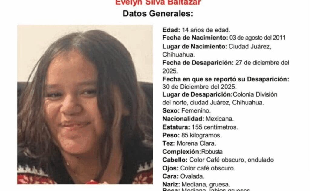 Salió a tirar la basura y no volvió: buscan a Evelyn Silva Baltazar, de 14 años