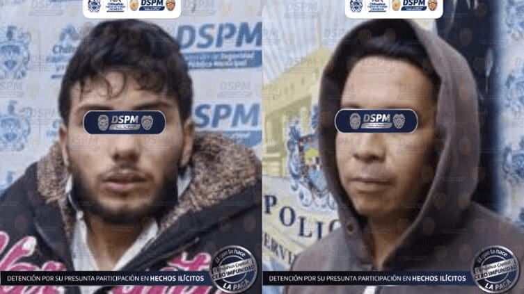 Detienen a dos hombres con 69 porciones de droga en la colonia Nombre de Dios