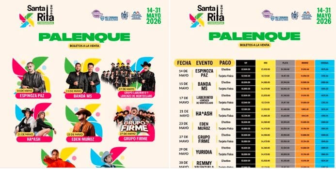 Alertan por página falsa que vende boletos del palenque en Chihuahua.