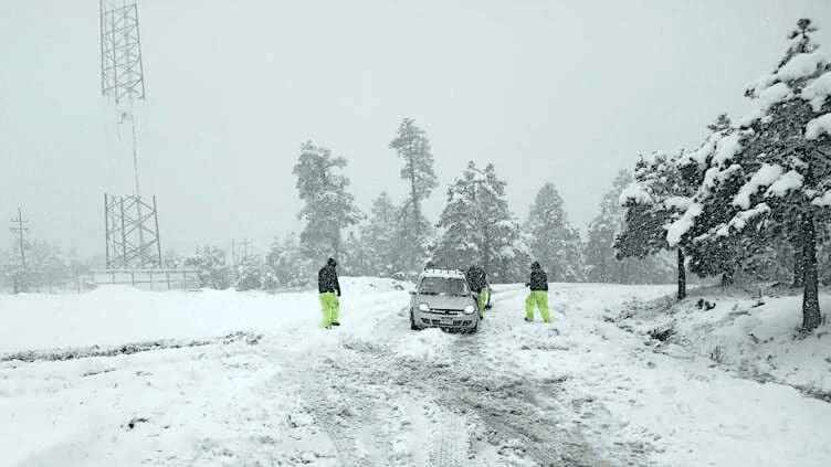 La Tercera Tormenta Invernal dejó nieve en 11 municipios y lluvias en 25 de Chihuahua, informó Protección Civil estatal.