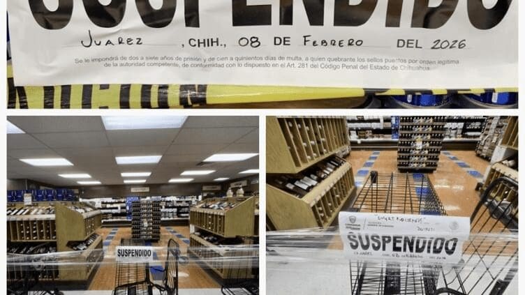 Clausuran venta de alcohol en cuatro tiendas Smart de Chihuahua por promociones ilegales en redes sociales durante el Súper Bowl.