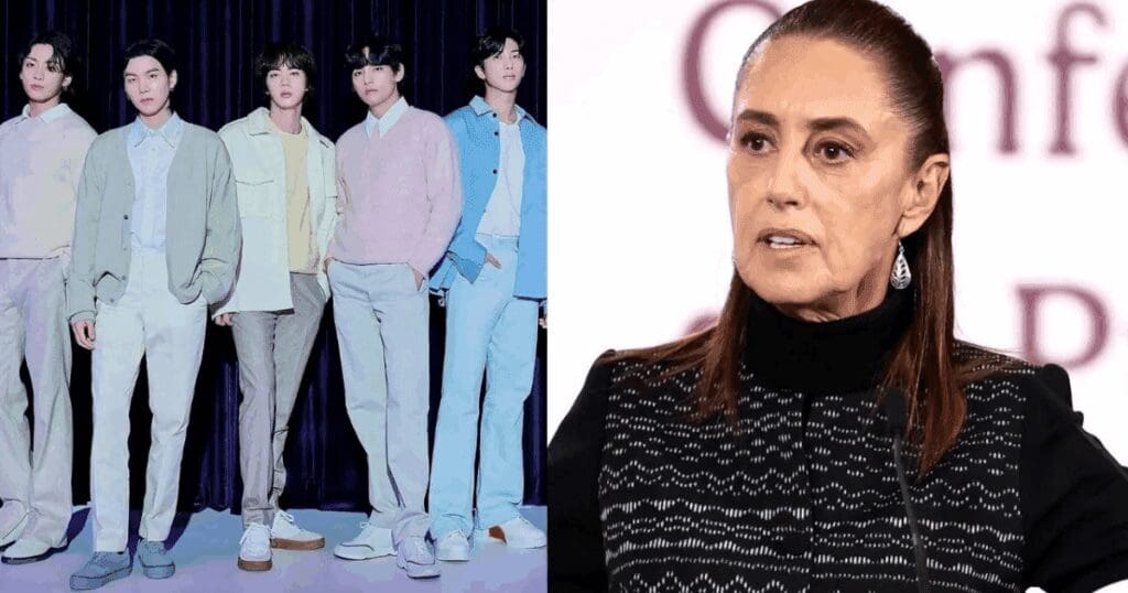 Claudia Sheinbaum informó que Corea del Sur respondió a su petición para que BTS realice más conciertos en México.
