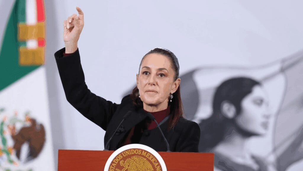 Sheinbaum reporta avances en seguridad y revisión del T-MEC con Estados Unidos.