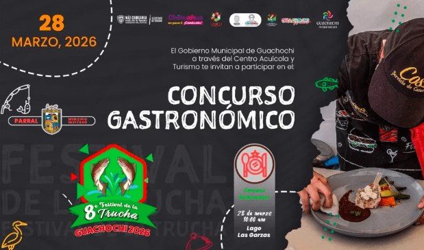 Guachochi invita al Octavo Festival de la Trucha este 28 y 29 de marzo con pesca, gastronomía y cultura.
