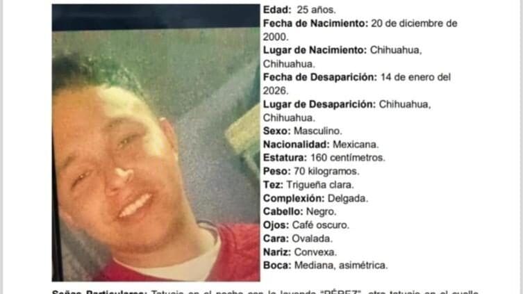 Localizan sin vida a Eduardo Alberto Pérez Reyes en las Curvas del Perico tras operativo de búsqueda de la AEI. El joven desapareció en enero.
