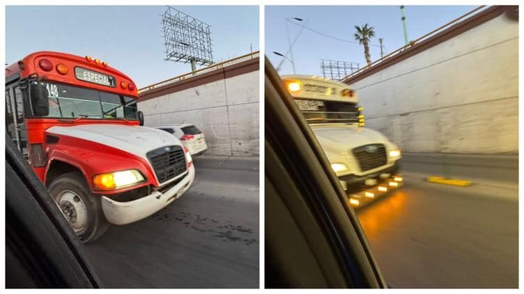 Choque por alcance entre camiones de maquila provoca caos vial en la Avenida La Cantera este viernes. No se reportan lesionados, solo daños materiales.