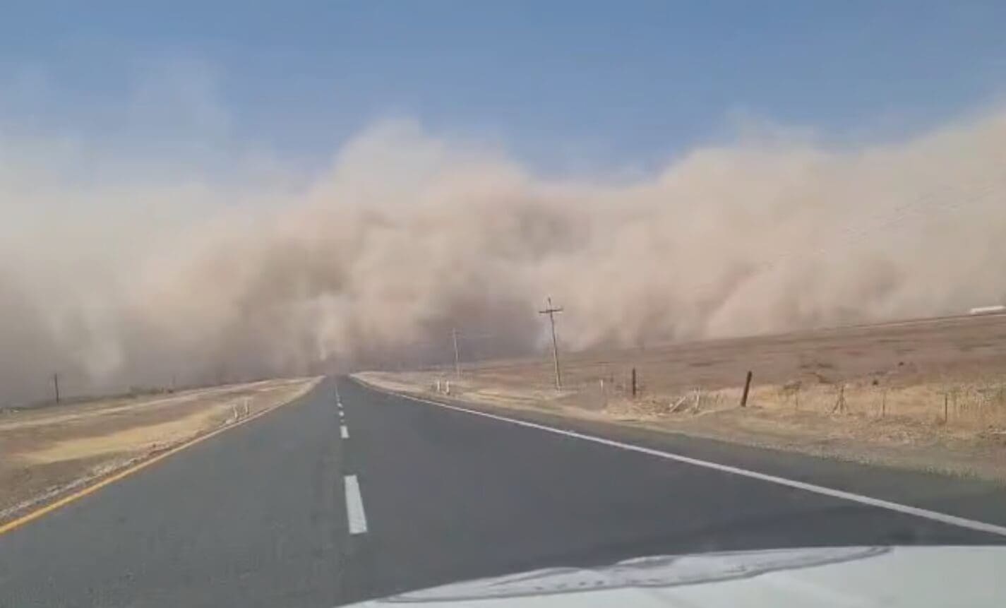 Alerta climática en Chihuahua: Vientos de hasta 75 km/h y tolvaneras para este fin de semana por frente frío 39. Consulte el reporte de Protección Civil.