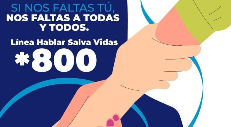 línea hablar salva vidas Chihuahua apoyo emocional