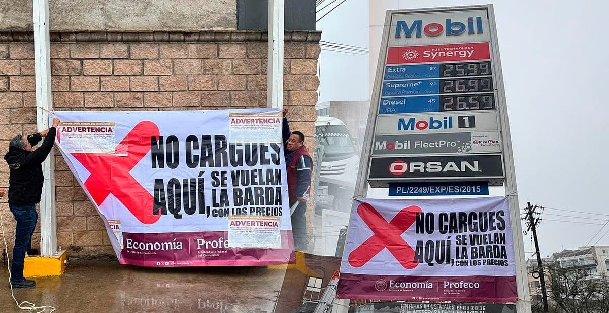 Lonas en gasolineras por precios abusivos serán colocadas por Profeco para exhibir tarifas elevadas. Conoce cómo funcionará esta medida en todo México.