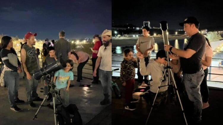 La Liga Astronómica de Chihuahua celebra el Día Mundial de la Astronomía con una observación gratuita en El Rejón este 25 de abril. Luna, Júpiter, Venus y las Pléyades al alcance de todos. Conoce los detalles.
