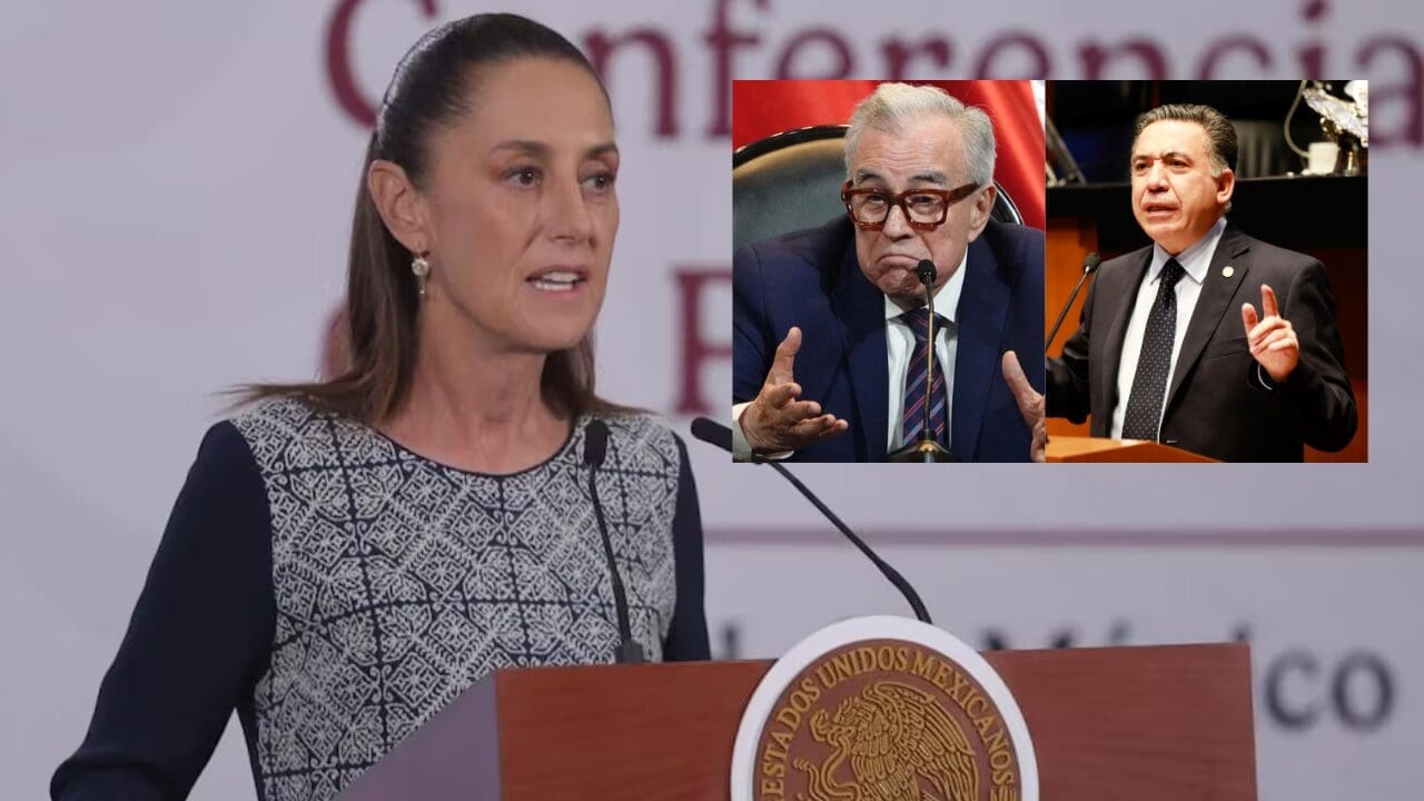 La UIF ordenó congelar las cuentas bancarias de Rocha Moya, el senador Inzunza Cázarez y nueve funcionarios acusados de narcotráfico en EU. Sheinbaum dijo desconocer el caso y pidió que la dependencia informe al respecto.
