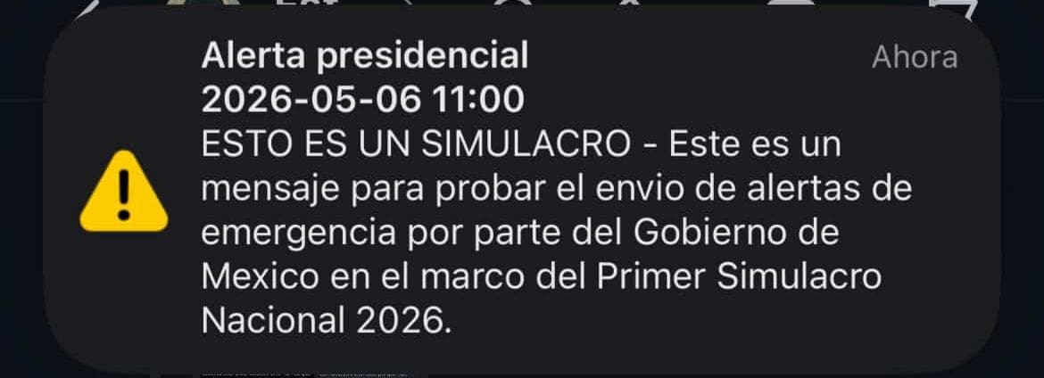 A las 11:00 horas del miércoles, la alerta sísmica sonó en miles de celulares en Chihuahua como parte de un simulacro de Protección Civil para verificar los sistemas de mensajería de emergencia. Descubre por qué es importante este ejercicio aquí.
