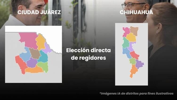 El INE publicó las reglas para crear distritos electorales municipales en Chihuahua rumbo a 2027, cuando los regidores serán elegidos directamente por zona. Capital y Juárez tendrán 11 distritos. Conoce los detalles aquí.
