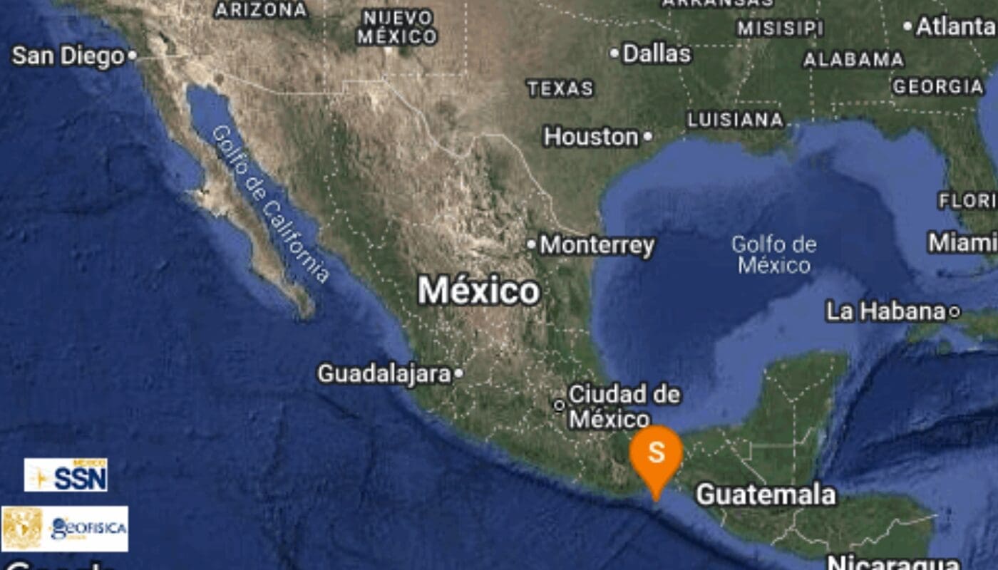 Un sismo de magnitud 4.1 se registró esta mañana al sur de Salina Cruz, Oaxaca; el Sismológico Nacional reporta calma tras el movimiento.  