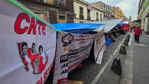 La CNTE aseguró que continuará con sus protestas en la Ciudad de México y otros estados mientras sus demandas sigan sin resolverse.