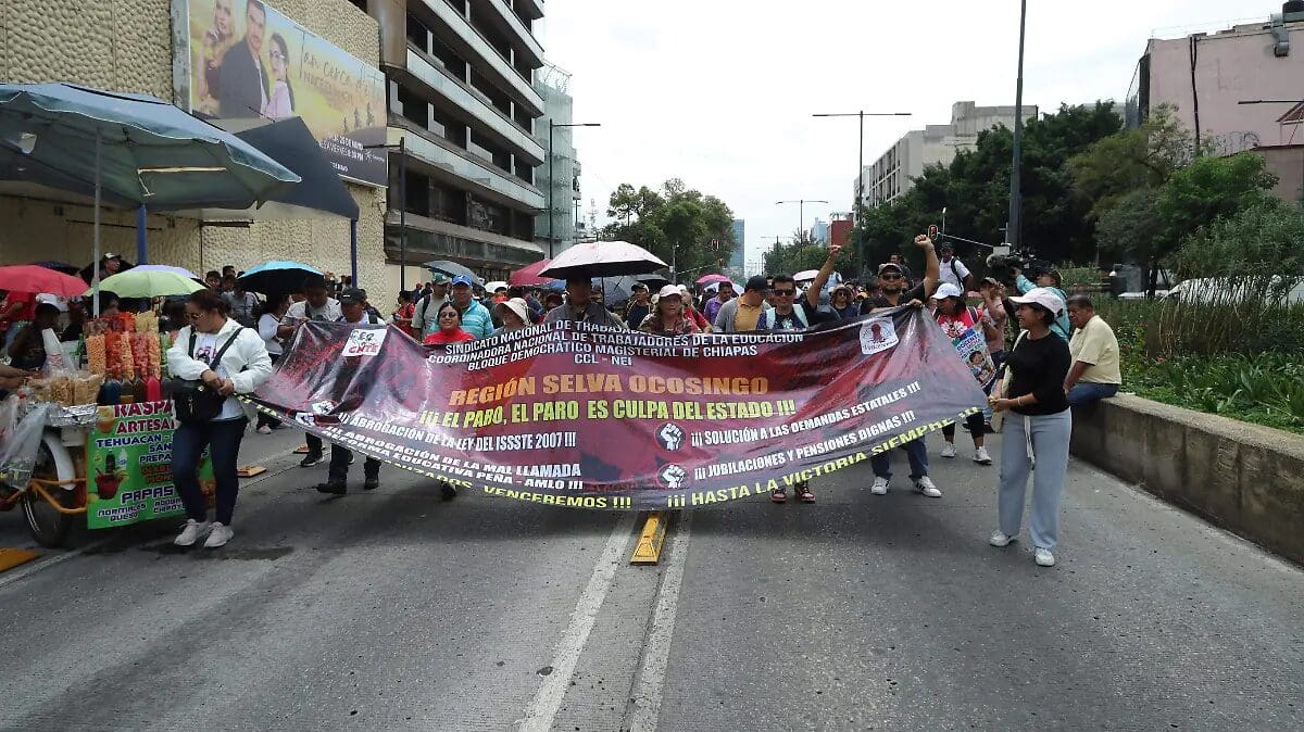 La CNTE anunció que mantendrá su huelga nacional y el plantón en la Ciudad de México durante el Mundial de Futbol 2026.