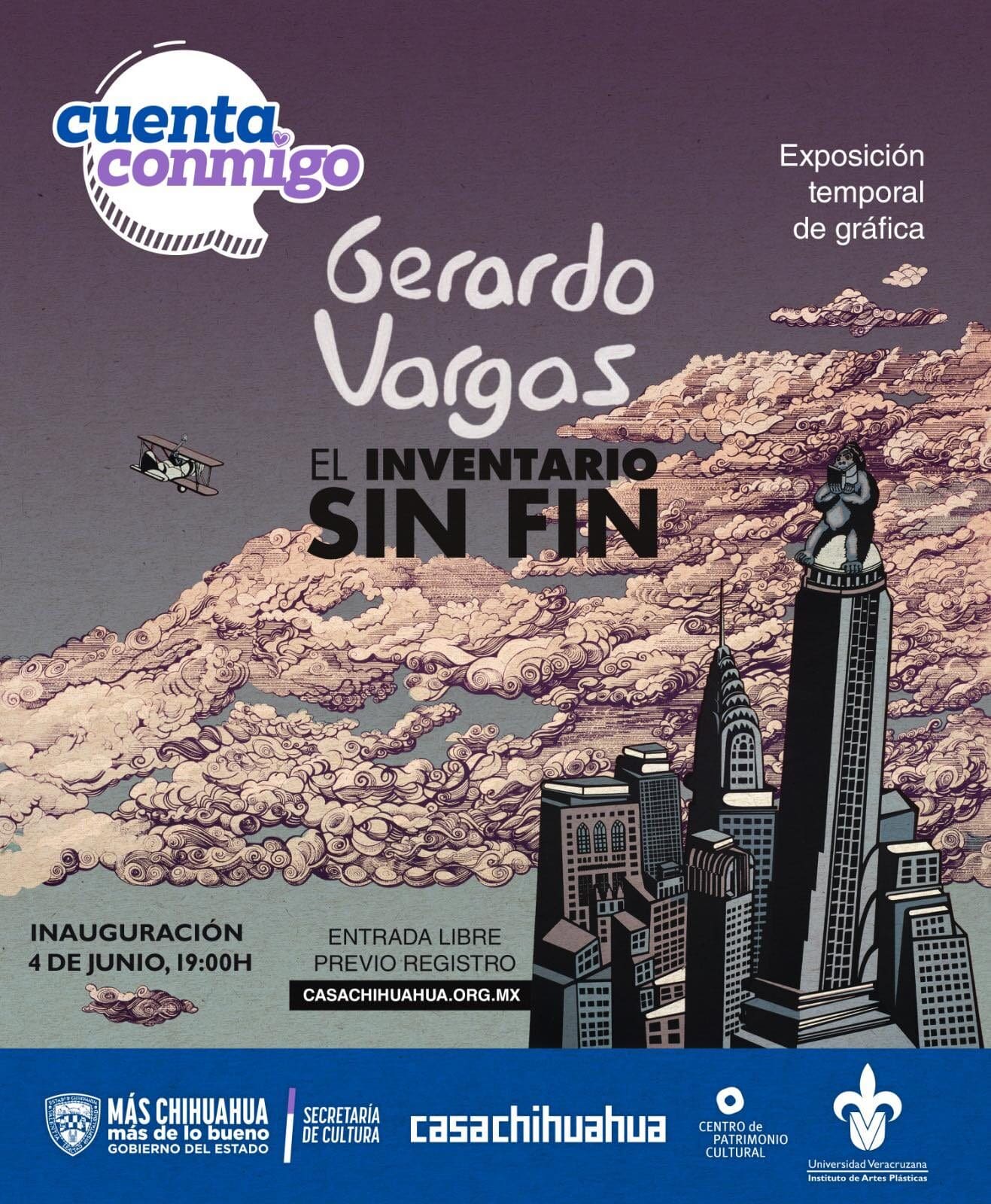 El Museo Casa Chihuahua invita a la inauguración de El inventario sin fin, exposición de dibujo contemporáneo de Gerardo Vargas.