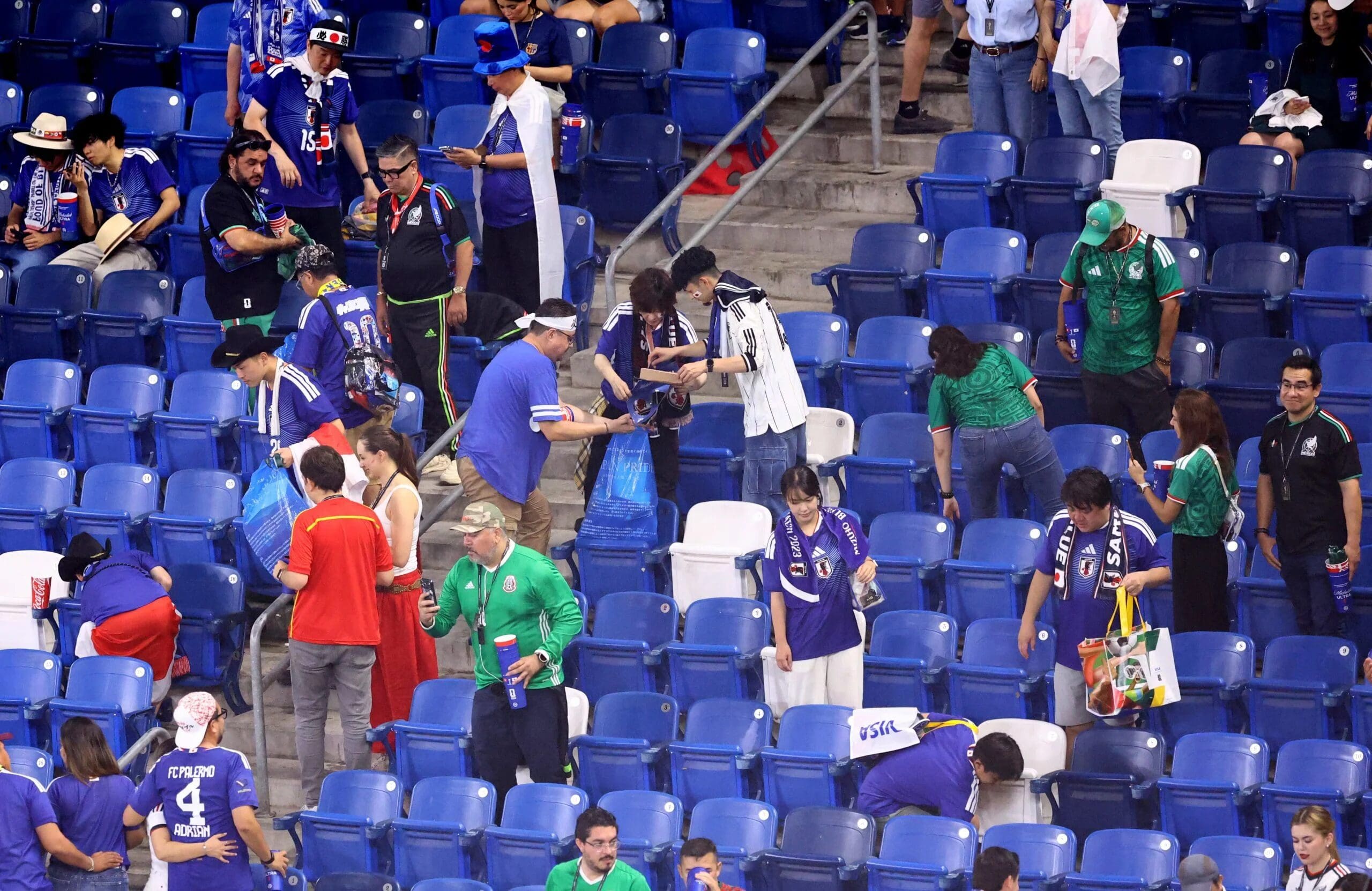 Japón se despidió de México durante el Mundial 2026 con un emotivo mensaje y la limpieza total de su vestidor en el Estadio Monterrey.