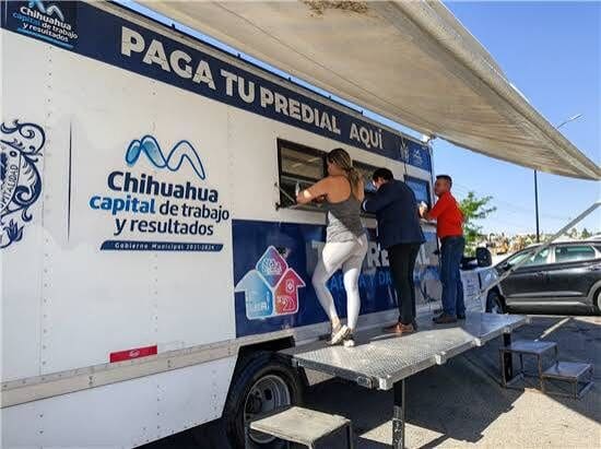 Teso Móvil llegará a la colonia Chihuahua 2000 para facilitar el pago del predial, convenios y trámites de Tesorería Municipal.