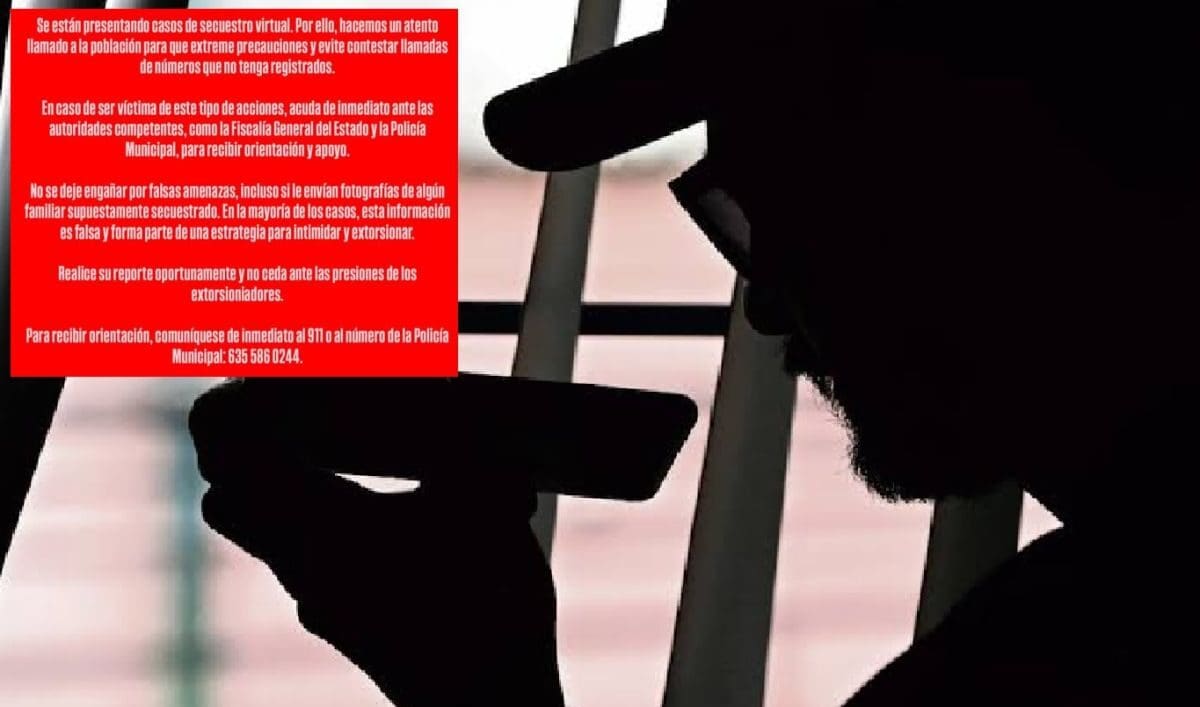 Seguridad Pública de Cuauhtémoc alertó por el aumento de secuestros virtuales tras atender dos casos en un solo día y pidió denunciar al 911.