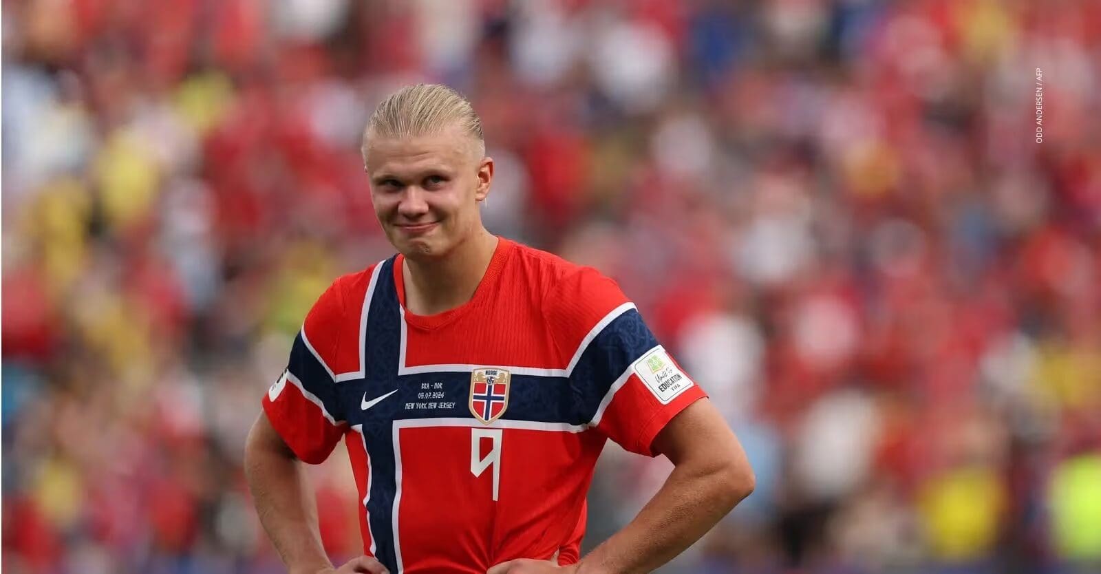 Conoce quién es Erling Haaland, la estrella de Noruega que enfrentará a Inglaterra en los cuartos de final del Mundial 2026.