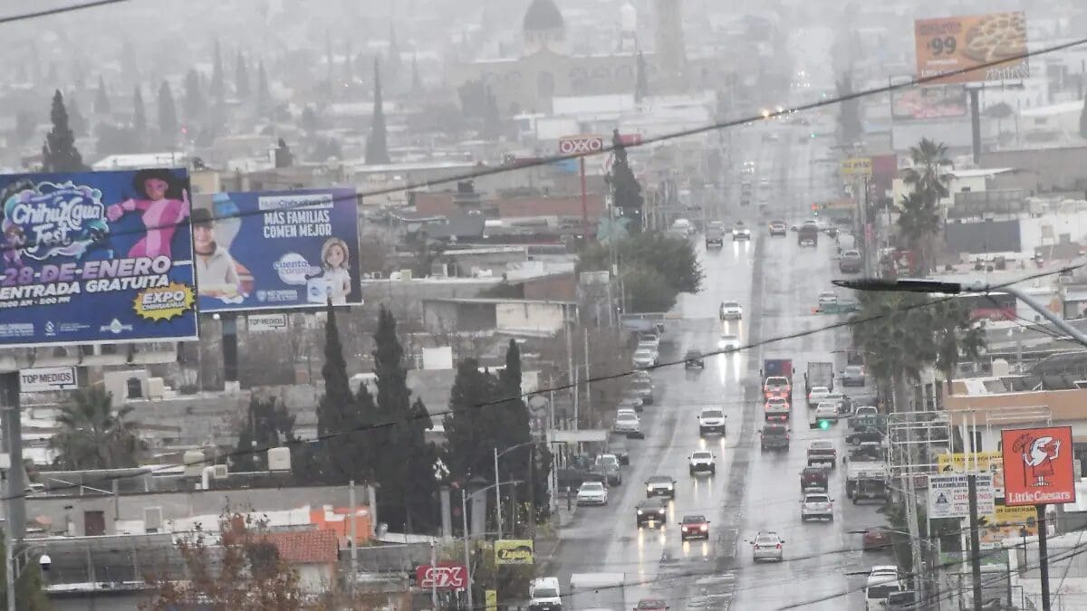 Chihuahua tendrá máxima de 33°C este martes y 40% de probabilidad de lluvia ligera a partir de las 3 de la tarde.