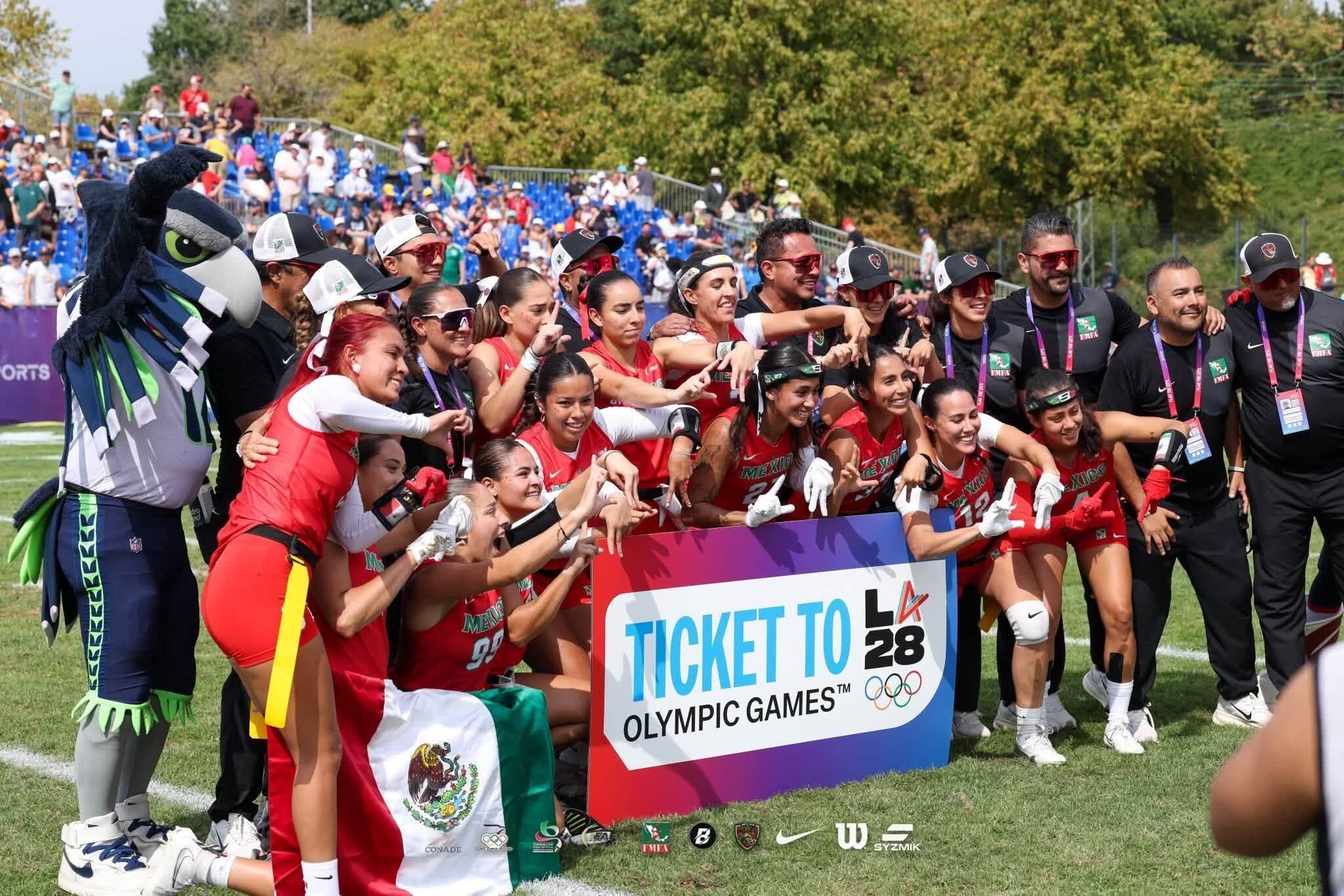 México clasificó al flag football femenil de los Juegos Olímpicos de Los Ángeles 2028 tras vencer 20-19 a Gran Bretaña en el Mundial de Düsseldorf.