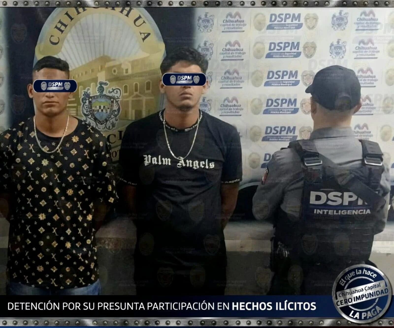 La Policía Municipal detuvo a dos jóvenes señalados por el ataque armado contra un menor en la colonia Pavis Borunda, con apoyo del sistema PECUU.