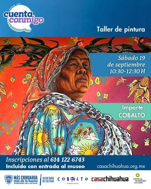 Casa Chihuahua realizará un taller de pintura para niños de 6 a 12 años, inspirado en la cultura rarámuri, este 19 de septiembre.