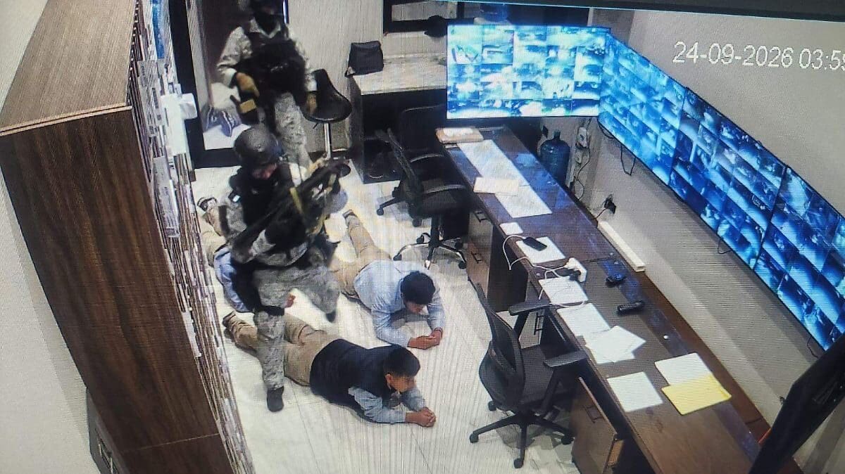 La administración de Bosques San Francisco denunció daños en la caseta y retención temporal de guardias durante un operativo federal relacionado con Carvel.