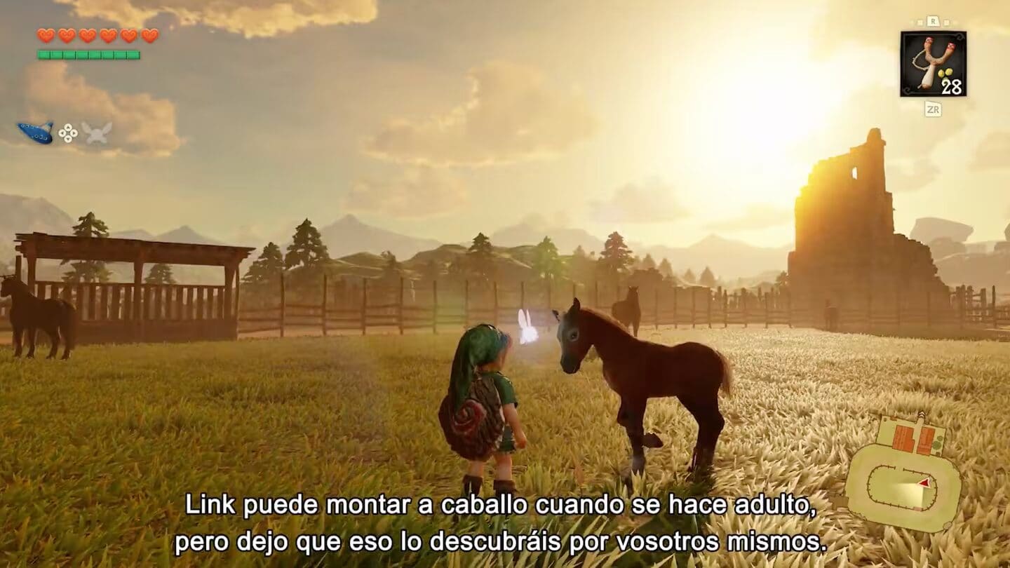 The Legend of Zelda: Ocarina of Time Remake llegará a Nintendo Switch 2 el 5 de noviembre con gráficos renovados, cámara libre y doblaje en español.
