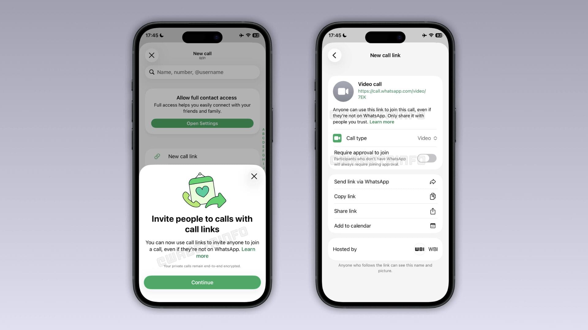 WhatsApp ya permite llamadas con personas sin cuenta mediante un enlace. Conoce cómo crearlo, cuántos participantes admite y qué controles tiene el organizador.