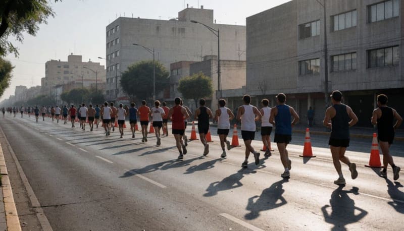 Luis Ángel Pérez conquista el Maratón Internacional de Juárez