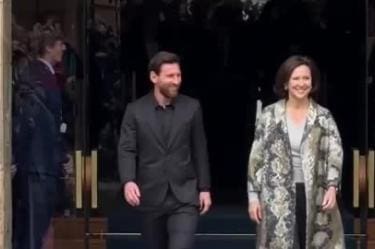 Messi regresa a España para recibir el Premio Princesa de Asturias